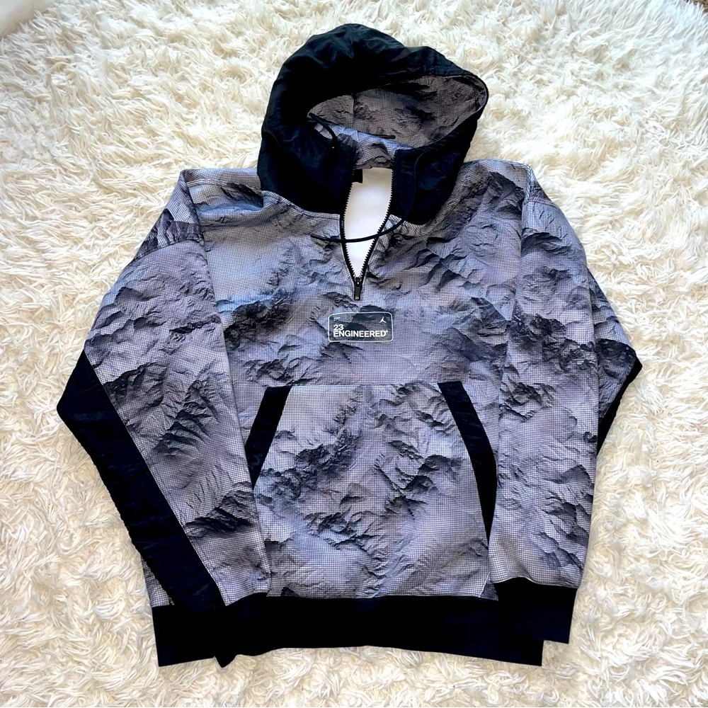 Nike Air Jordan 23 Engineered Grid Pullover Hoodie Size Medium VGUC